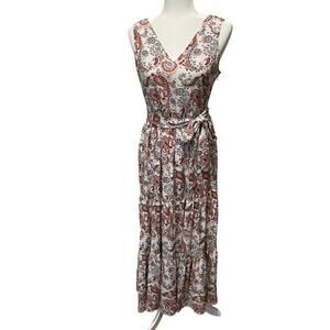 Rachel Zoe | Dresses | Rachel Zoe Green And White Tropical Maxi Dress |  Poshmark